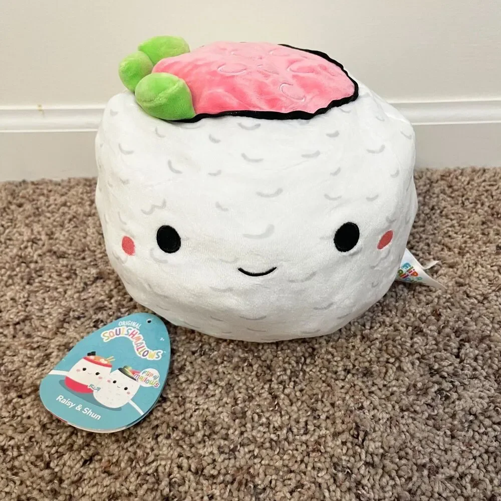 Squishmallows FlipAMallows Raisy & Shun Sushi Ramen 8